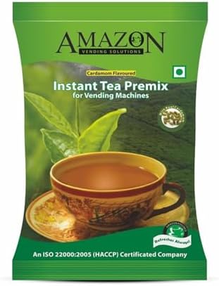 Atlantis Amazon Tea Premix Cardamom (Elaichi) Flavour for vending machine-1kg