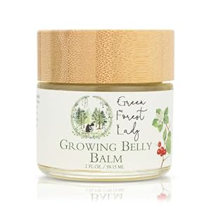 Green Forest Lady-Organic Growing Belly Balm to Support Skin as it Stretches in Pregnancy | Improve Elasticity…