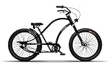 🚲 DESIGN: Der Grand Chopper ist ein Fahrrad mit einer sehr maskulinen Silhouette, kombiniert mit moderner Technik, die es zu einem ganz besonderen und einzigartigen Fahrzeug macht. All dies macht den Grand Chopper zu einem unvergleichlichen Fahrzeug mit einem starken und unverwechselbaren Charakter.