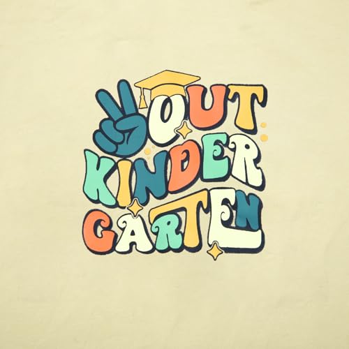 Image of Kindergarten Graduation Shirt Toddler Out Kindergarten Shirts Girls Boys Funny Graphic Casual Short Sleeve Tops