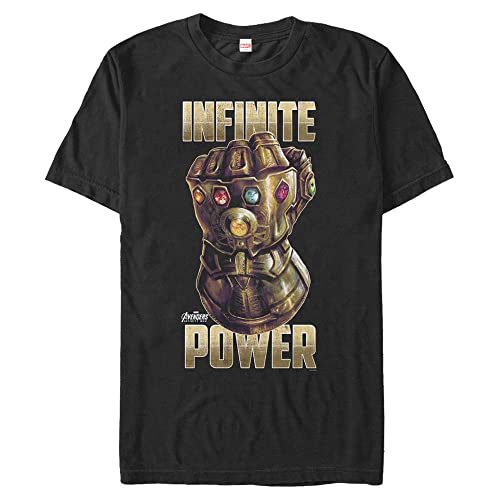 T-shirt Marvel 4XL noir homme grande taille : fini les hauts trop courts et serrés