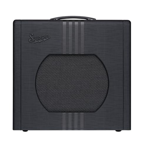 Supro Delta King 12 1 x 12-inch 15-watt Tube Combo Amp - Black and Black