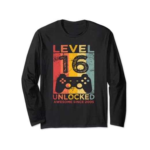 2005 2006 16 cumpleaños chicos hombres divertido jugador 16 cumpleaños Manga Larga