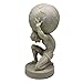 FUNSXBUG 11 Inch Large Atlas Holding World Greek God Statue Sculpture Collectible Figurine Home Decor Living Room Desktop Decoration