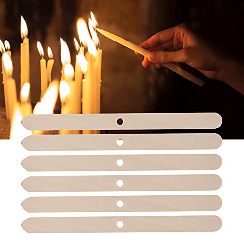 50 Soportes para Mechas de Velas de Abedul miniatura 3