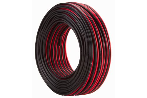 Audiopipe 100' Feet 16 Ga Gauge Red Black 2 Conductor Speaker Wire Audio Cable #TOP1