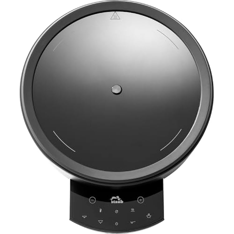 Staub Precision Induction Multi Cooker: Braise, Brown, Steam, Slow Cook and Warm with your Staub Dutch Oven, Matte Black, Dutch Oven Sold Separately