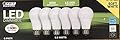 FEIT LED Bulbs 60 Dimmable Watt Replacement Soft White 6 Pack(Pack of 2)