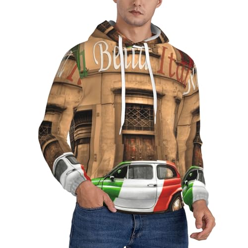 Sweat à capuche en polaire hommes idéal pour vos sorties décontractées