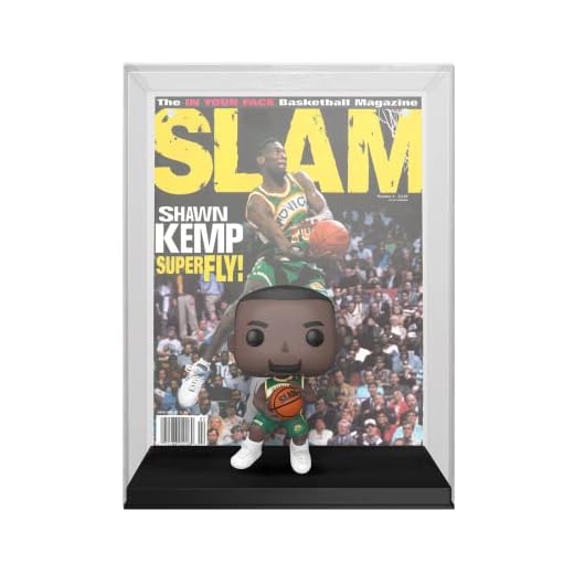 Funko Pop! NBA Cover: SLAM - Shawn Kemp - Vinyl-Sammelfigur - Geschenkidee - Offizielle Handelswaren - Spielzeug Für Kinder und Erwachsene - Modellfigur Für Sammler und Display