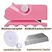TWWidgon Cardboard Cutter for Cat Scratchers,Includes 10 Blades,3m Nylon Reusable Strap,3D Printed,DIY Cat Scratchers Cardboard Strip Tool,Cardboard Cutting Machine for Cat Lovers (Pink, 3D Printed)