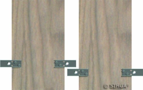 Sihga Dielenfix DF | A2 Edelstahl | Terrassenbefestigung | Holzterrasse | Terrassenschrauben | nicht sichtbar (DF 22 | ab 24 mm Dielenstärke | 300 Stck.)