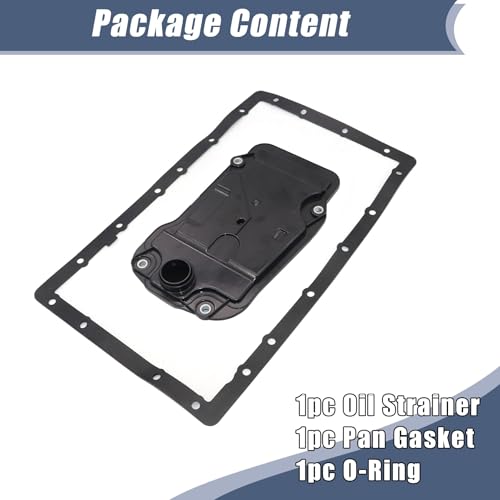 Image of XQSMWF Transmission Oil Strainer With O-Ring & Pan Gasket Fit for Lexus IS250 2.5L 2006 2007 2008 2009 2010 2011 2012 2013 2014 2015 GS300 3.0L 2006#35330-30090 35168-22020 90301-31014
