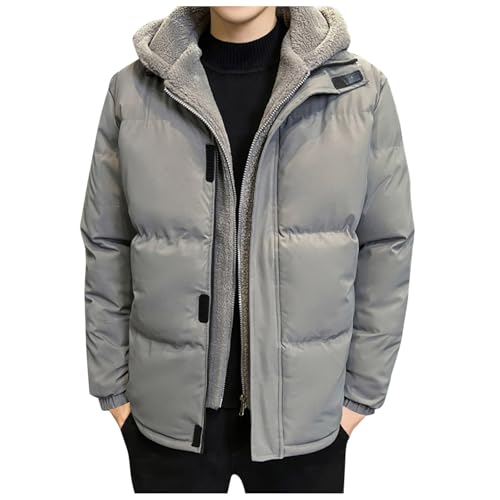 Veste Sherpa homme douce et chaude blouson d'hiver coupe-vent confortable