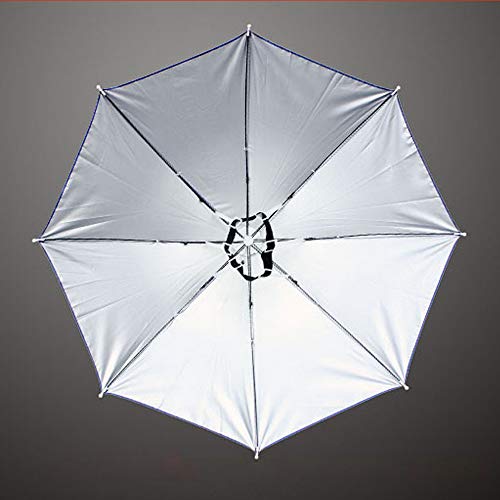 image for Accinouter Inoutdoorkit Umbrella Hat, Colorful Folding Headwear 26”,