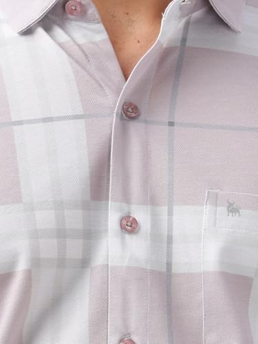 Image of BULLMER Trendy Regular Fit Striped Causal Full Sleeve Shirt for Men.