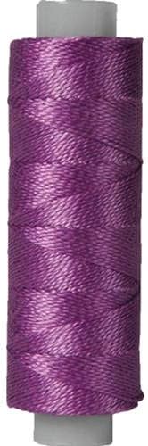 Threadart Hilo de algodón perla, carretes de 75 yardas, talla 8, algodón Perle para pulseras de la amistad, ganchillo, hardanger, punto de cruz,