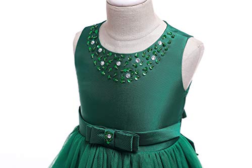 Glamulice Flower Girls Ruffles Dress Vintage Wedding Bridesmaid Party Dresses Holiday Kids Formal Pageant Gown4