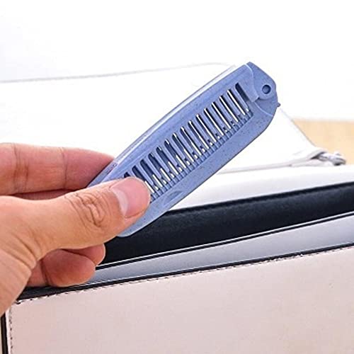 AKOAK 2 Peines Plegables de Plástico para Viaje miniatura 4