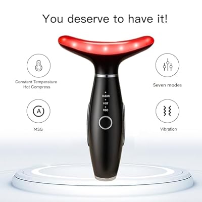 Face Massager -7 Color Red-Light-Therapy for Face Benin