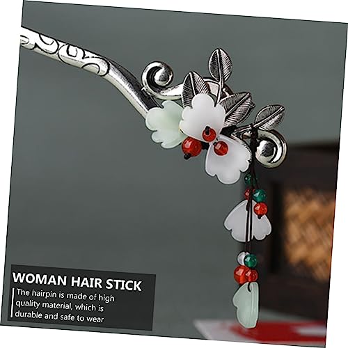 Épingle à cheveux rétro fleur résout le problème des chignons lâches - 6