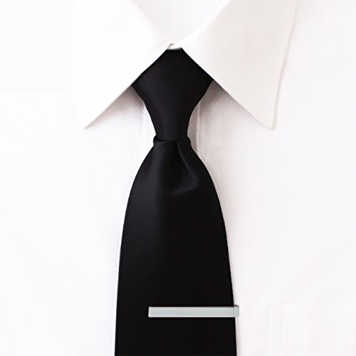 Lystaii 3Pcs Tie Bar Clip, Tie Tack Pins Tie Clips For Men Silver Gold Black Necktie Bar Pinch Clip Set 2.2 Inch Metal Clasps Business Professional Fashion Assorted Designs #TOP6