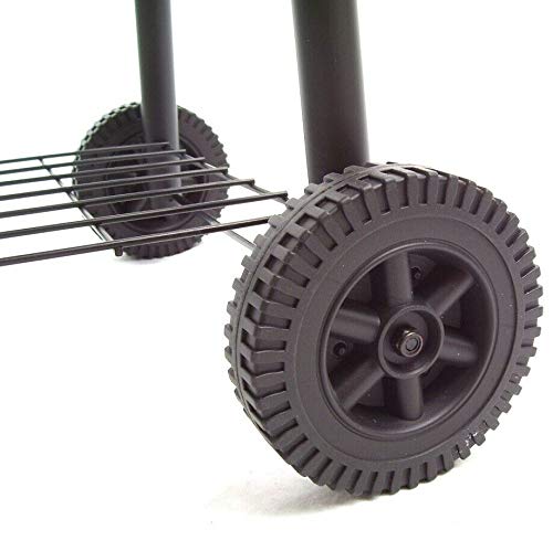 D&L Barbecue a carbonella 56510 per affumicatore, barbecue a carrello, griglia con affumicatore AWZ