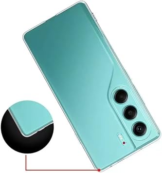 Ehr. Tecno Camon 50 Pro ile Uyumlu Kılıf, 2mm Kalınlaştırılmış Şeffaf Silikon, Darbe Emici Kamera Korumalı Esnek Arka Kapak