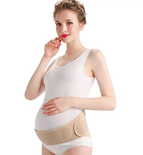 OHaGin Cinturón de soporte de maternidad Embarazo Abdomen Vientre Espalda Bump Brace Correa Tamaño universal disponible, Espalda/Cintura/Abdomen Cinturón de maternidad Banda ajustable para el vient