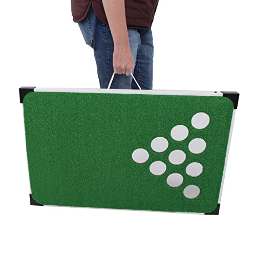 Swing Sports Golf Pong Game - Indoor Or Outdoor Golf Pong Chipping Game With Portable Boards, Turf Mats, Balls, And Cups #TOP5