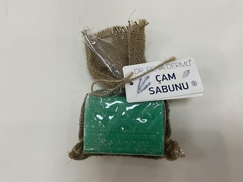 DR RENA DERMO Jabón de pino para la cara, cabello y cuerpo, 150 g