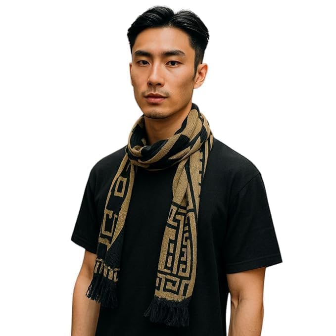 Muffler for Men Women Unisex Winter Woolen Neck Warmer Scarf | Soft Fleece Long Scarf for Cold Weather Biking Morning Walk-picture-16