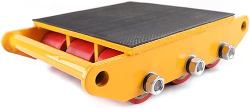 Miniatura 3 de Rodillo de la maquinaria del patín de la máquina resistente de la carretilla de la máquina, 15t 33000lbs Carro del cargo de la capacidad, 9 rodillos