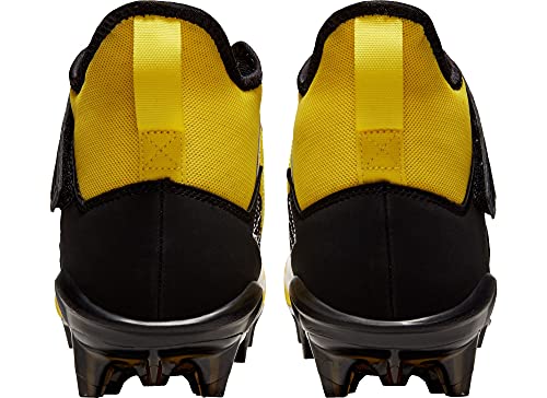 Nike Alpha Menace Pro 2 Mid AQ3209-701 Yellow-White-Black Mens Football Cleats 10 US4