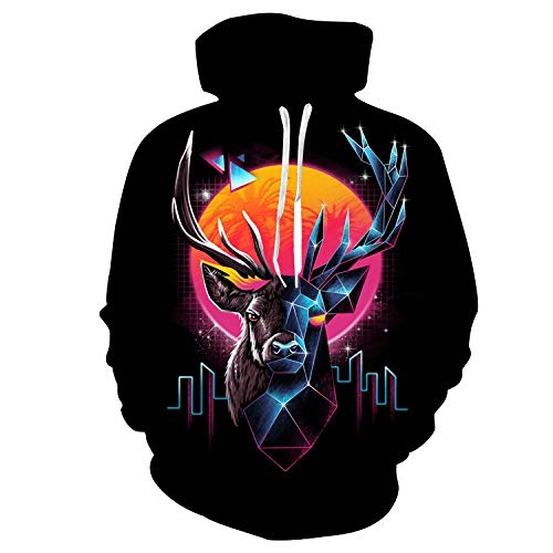 Pull à capuche 3D enfants style décontracté avec poche idéal pour l'école et les loisirs