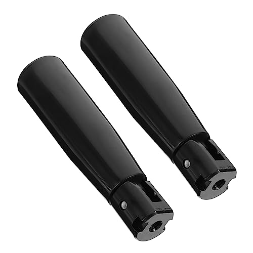 HOMOCONO 2pcs Folding Machine Handle Revolving Crank Black Foldable Grip Handle for Milling l