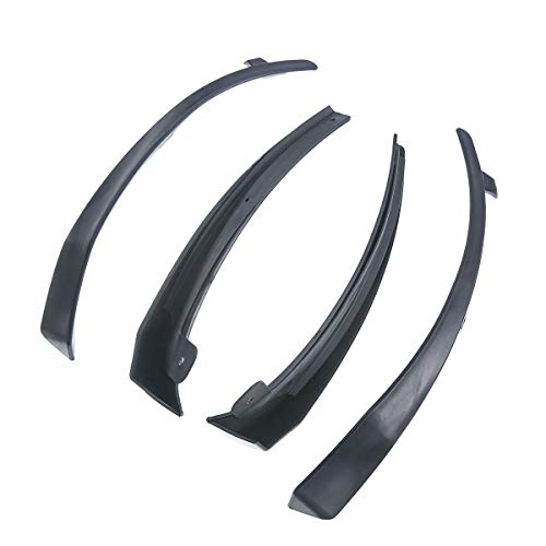 A-Premium Set of 4PCS Mud Flaps Splash Guards Mudguards Mudflaps with Hardware Accessories Compatible with Chevrolet Camaro, 2016-2019, Coupe Convertible, Front and Rear (Driver & Passenger Sides) by A-premium - Image 2