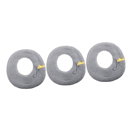 BESPORTBLE 3Piezas Cojines Para Inodoro Portátiles Almohadillas De Asiento Impermeables Con Asas Cubiertas De Inodoro Para Uso Casa
