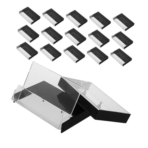 Hemobllo 20 piezas Cajas Negras Cassette