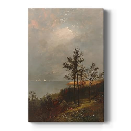 John Frederick Kensett Calm Before Storm Abstract Wall Art