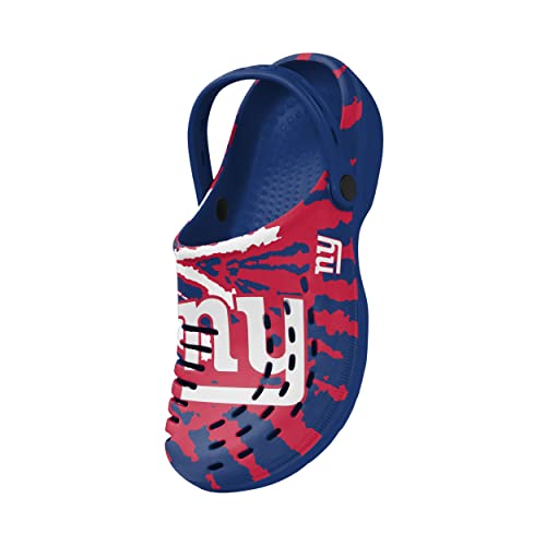 Image of FOCO Mens NFL Team Logo Tie-dye Garden Water Sandals Shoes Slipper Clogs with Strap