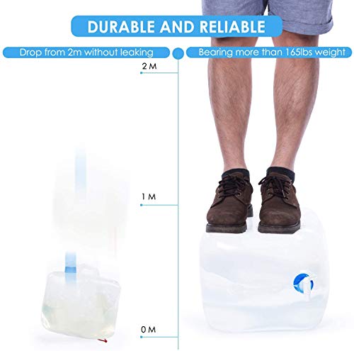 Wasserkanister mit Hahn in verschiedenen Größen für Outdoor-Aktivitäten