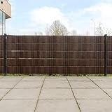 Photo Gallery homgoday paravento da esterno,schermi da balcone 5 pz marrone e nero 255x19 cm in polyrattan,separe da esterno giardino,divisorio giardino esterno,separe divisorio esterno Photo Gallery homgoday paravento da esterno,schermi da balcone 5 pz marrone e nero 255x19 cm in polyrattan,separe da esterno giardino,divisorio giardino esterno,separe divisorio esterno