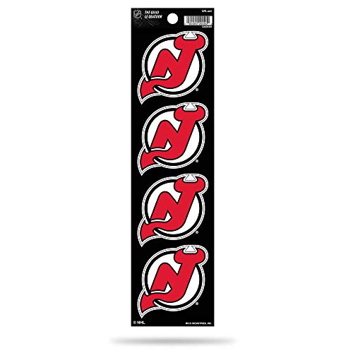 Rico Industries NHL New Jersey Devils Die Cut 4-Piece The Quad Sticker Sheet