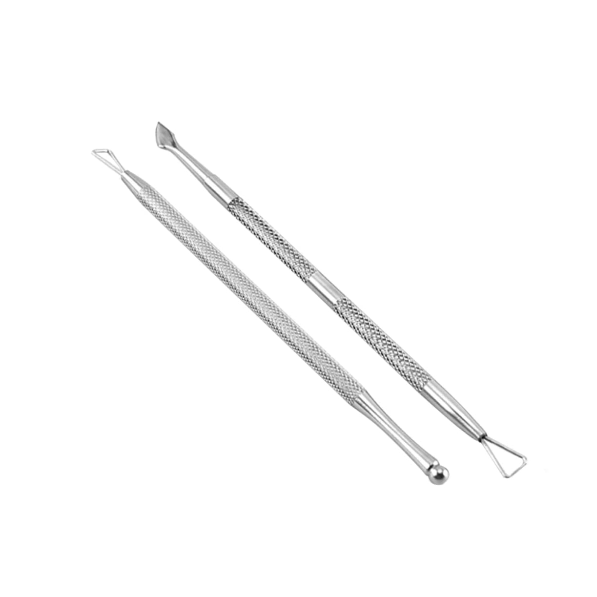 FOMIYES Manicure Tool Kit 5pcs Set Cuticle Remover Pusher Nail File Buffer Perfect for Home or Salon