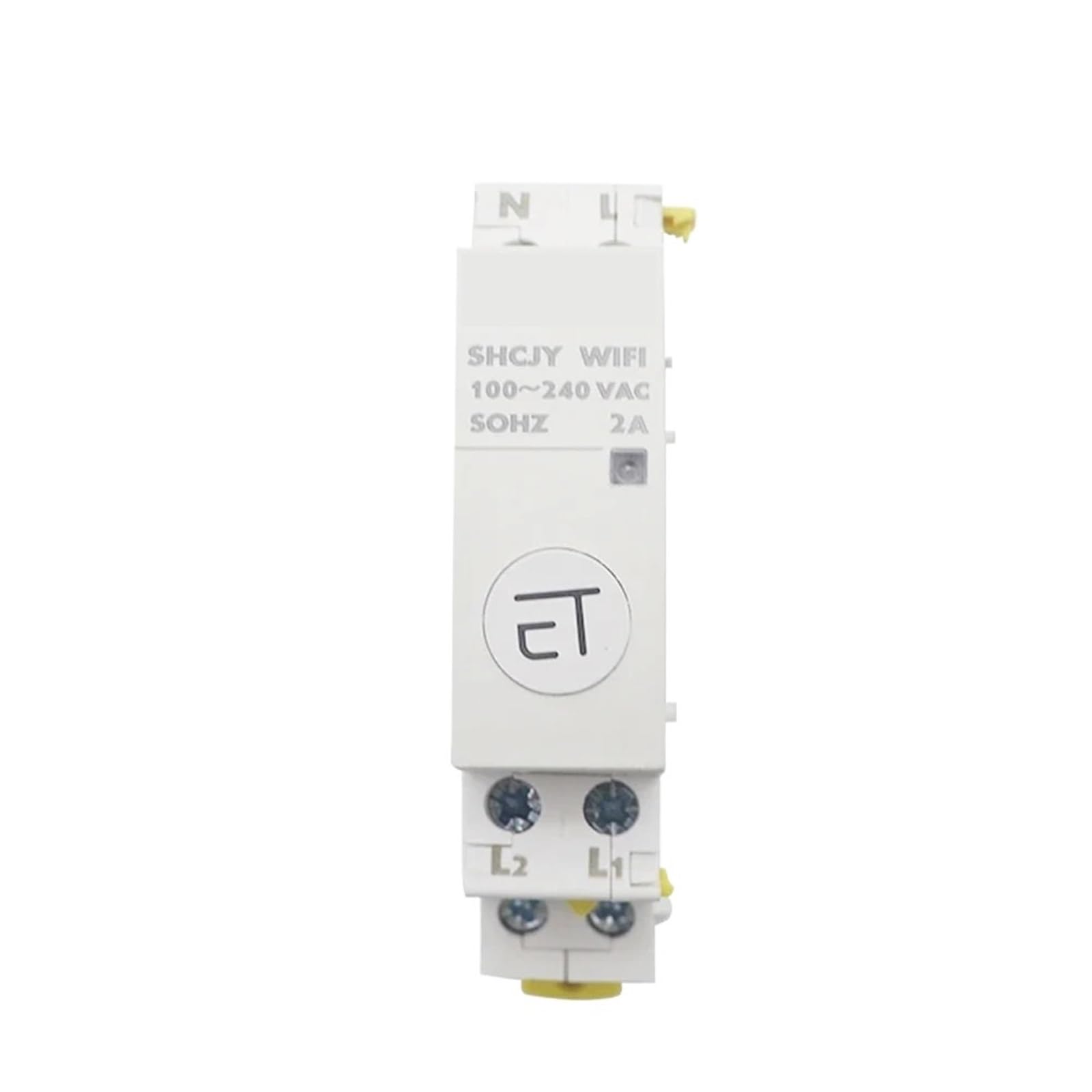 Timer di controllo del contattore ausiliario WiFi Din Rail 100-240 V 2 A CA Funziona con l'app eWeLink del contattore modulare Alexa Google Assistant