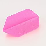 Nylon Cloth plumas 1 juego de dardos de tela slim rosa