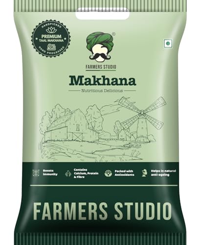 Image of Farmers Studio - King Size Makhana 200g | Jumbo Fox Nuts | Healthy Snack Gluten-Free, High Protein