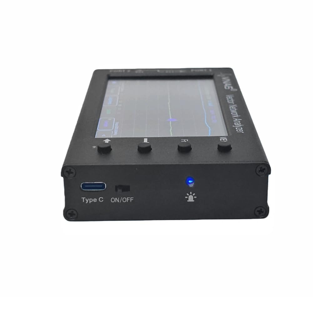VNA für MF/HF/VHF/UHF/SHF Antennenmesswerkzeug - Tragbarer VNA6 Vektor-Netzwerkanalysator (1MHz - 6GHz), Misst die Parameter S11 und S21.