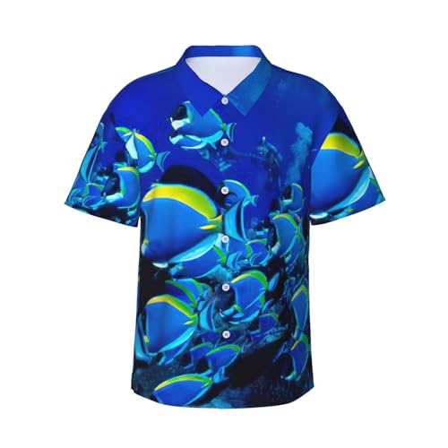 Chemise hawaïenne homme motif océan idéale pour vos vacances à la plage